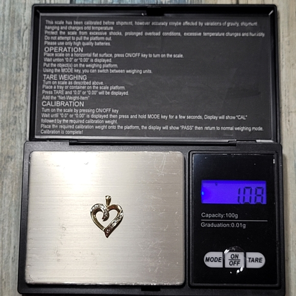10k Heart Pendant - Picture 7 of 7